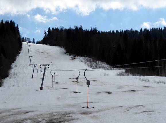 View of the Hajla ski resort
