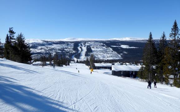 Skiing near Fåvang