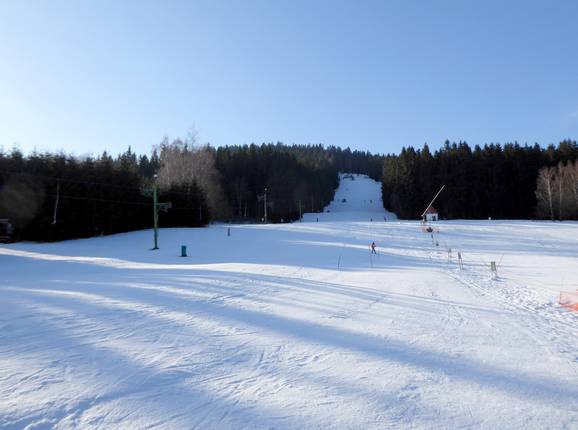 View of the Bedřichovka ski slope