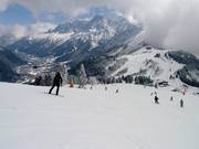 Wide slope to Col de Voza