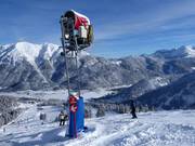 Snow cannon in the Christlum