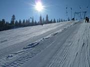 The descent from the lift