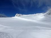 The glacier on the Dachstein is supplied with plenty of natural snow.