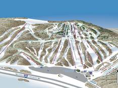 Trail map Cascade Mountain