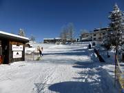 Practice area of the Lanig Ski School