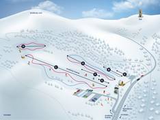 Trail map Vrchlabí – Kněžický vrch