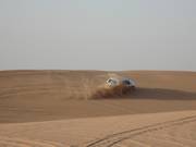 Fast ride over the dunes