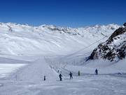 Easy slope Finail on the glacier