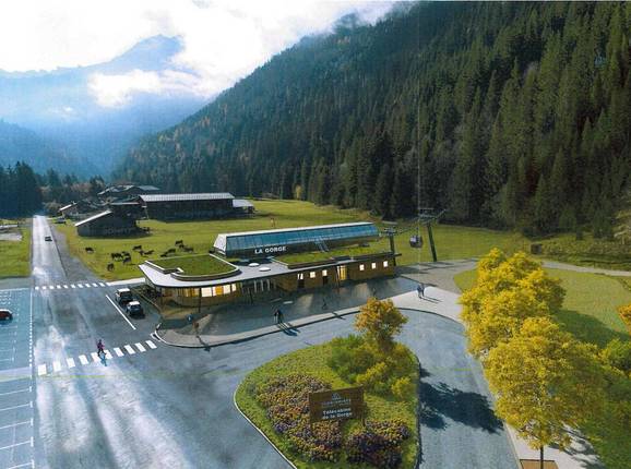 TC Gorge - © Société d'Équipement des Contamines Montjoie Hauteluce