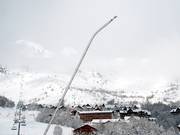 Snow lance in Saint Sorlin d’Arves