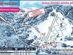 Trail map Klepki – Malinka (Wisła)