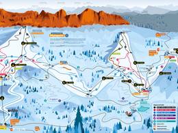 Trail map Carezza