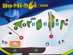 Trail map Do-Mi-Ski – Dolbeau-Mistassini