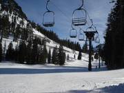 Easy practice slope in Alpine Meadows