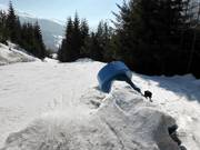 Snow cannon on the valley run