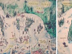 Trail map Falcon Ridge