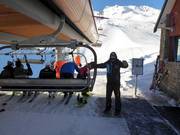 Very friendly staff at the chairlift entry