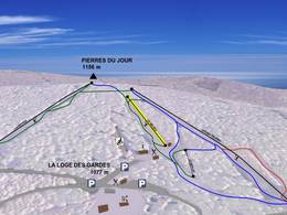 Ski resort La Loge des Gardes