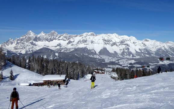 Biggest ski resort in Ski amadé – ski resort Schladming – Planai/​Hochwurzen/​Hauser Kaibling/​Reiteralm (4-Berge-Skischaukel)