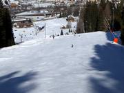 Easy valley slope