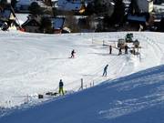 Rope tow of the ski school at the Grafenwiesenlift