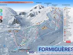 Trail map Formiguères