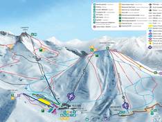 Trail map Luz Ardiden