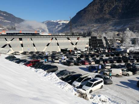 Goldberg Group: access to ski resorts and parking at ski resorts – Access, Parking Bad Gastein/Bad Hofgastein – Schlossalm/Angertal/Stubnerkogel