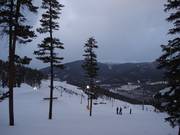 Night skiing