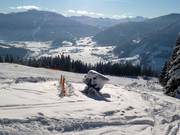 Snow cannon at Monte Popolo