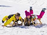 Ski and toboggan run to Luttach