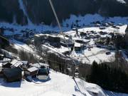 View of the Valisera/Grasjoch valley station