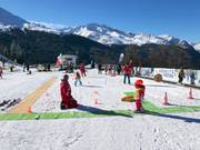 Tip for children  - Large practice area at the middle station