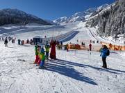 Ski course in the ski resort