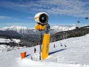 Snowmaking at the Kühtailebahn