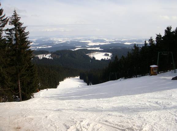T-bar lift slope