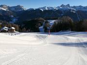 Perfectly groomed slopes