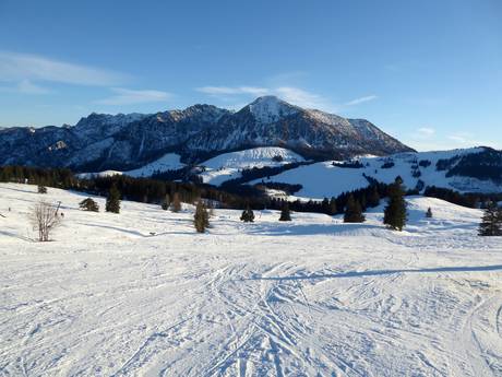 Salzkammergut Mountains: size of the ski resorts – Size Postalm am Wolfgangsee