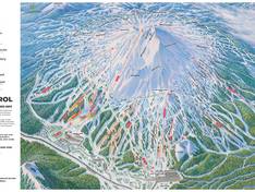 Trail map Mt. Bachelor