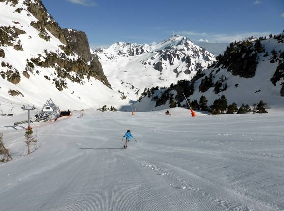 View from the slopes on the Pic du Midi 2877 m 