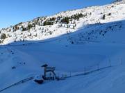 Snowmaking pond at Glungezer