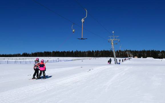 Highest base station in the Ore Mountains (Krušné hory) – ski resort Hranice – Boží Dar