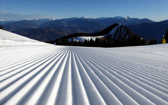 Slope preparation Garda Mountains – Slope preparation Monte Bondone
