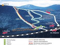 Trail map Medvezhonok