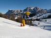 Snow reliability Sellaronda – Snow reliability Alta Badia
