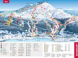 Trail map Åre