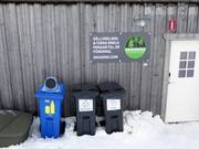 Waste separation in the Tänndalen ski area