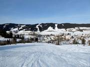 View from the mountain station all the way to Weitnau