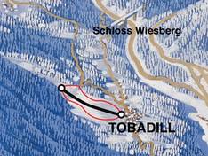 Trail map Rotecklift – Tobadill