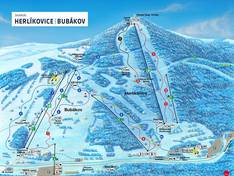 Trail map Herlíkovice-Bubákov